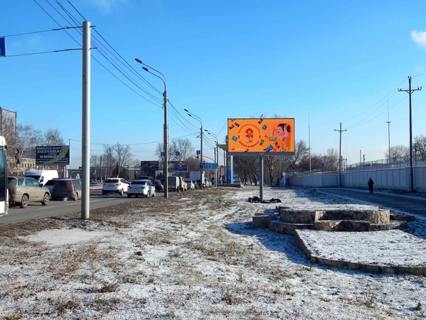 Фотография рекламного носителя, тип: Билборд 3x6, адрес: Павловский тракт, 83Д, Барнаул, Алтайский край, Россия. Сторона А1 №87939