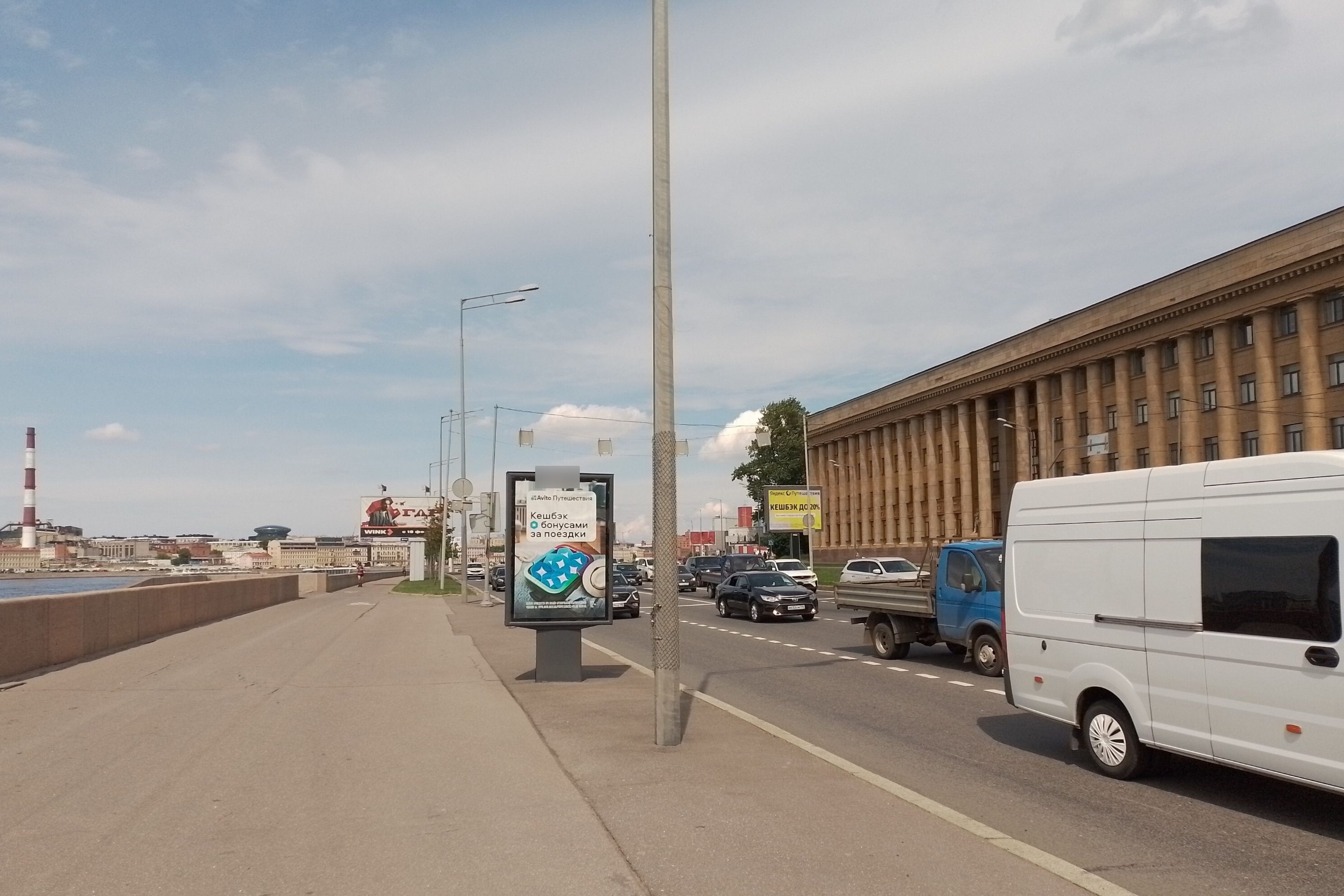 Фотография рекламного носителя, тип: Ситиформат 1.8x1.2, адрес: Малоохтинский пр-т., Ал. Невского мост, Санкт-Петербург, Россия. Сторона Б №108020