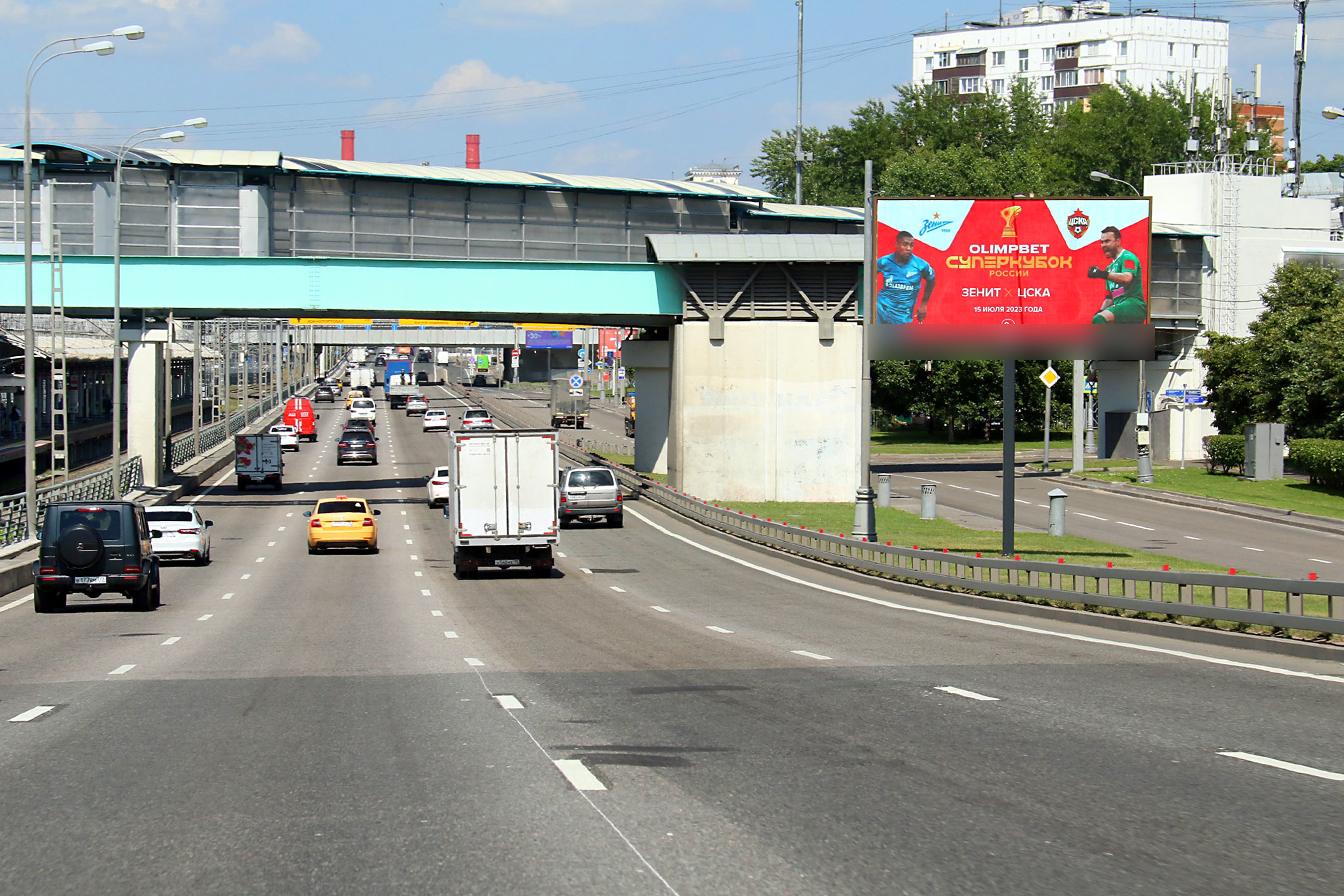 Фотография рекламного носителя, тип: Билборд 3x6, адрес: Юг ТТК Х Сайкина ул., Москва, Россия. Сторона А1 №324980