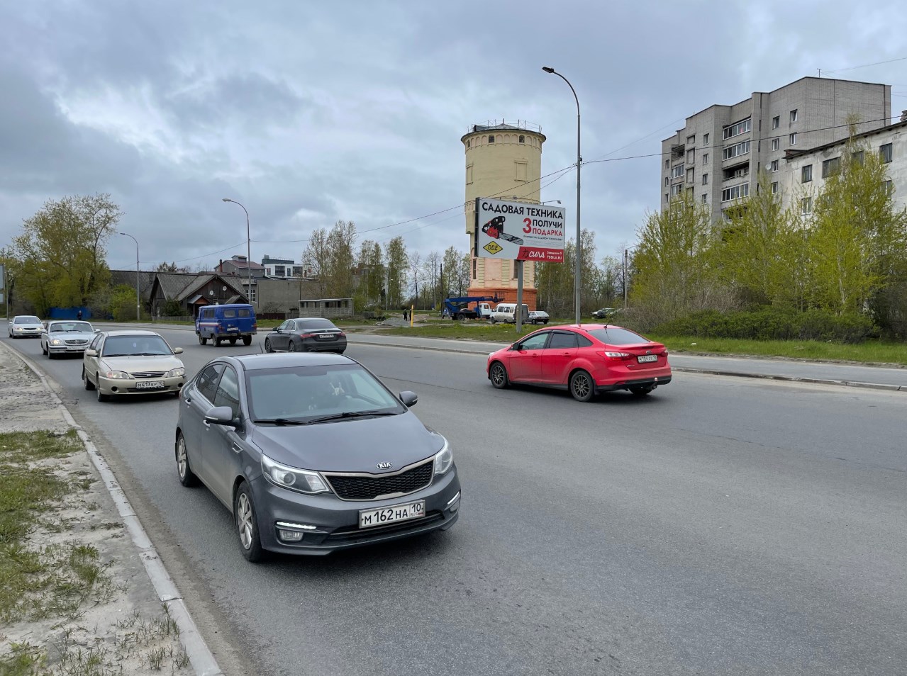 Фотография рекламного носителя, тип: Билборд 3x6, адрес: Шотмана ул., д.34, Петрозаводск, Республика Карелия, Россия. Сторона A №871205