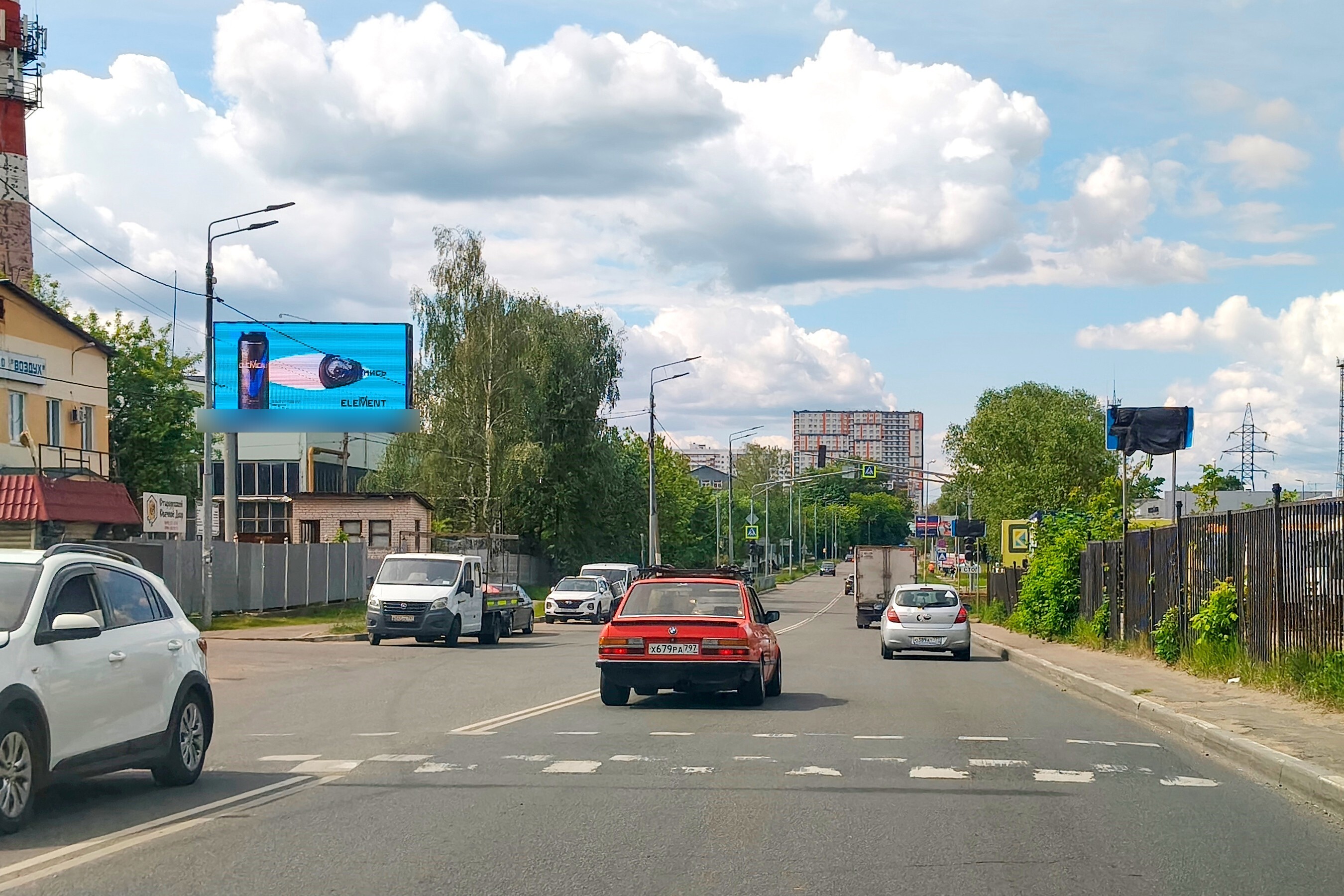 Фотография рекламного носителя, тип: Билборд 3x6, адрес: Звездная ул., д.7, Балашиха, Московская область, Россия. Сторона Б1 №836679