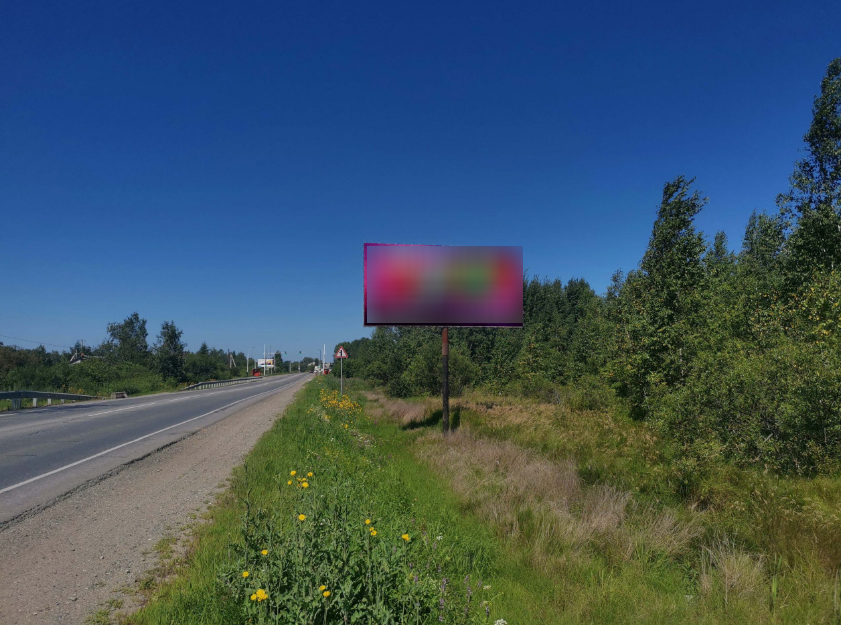 Фотография рекламного носителя, тип: Билборд 3x6, адрес: Мирное с., А-375 а/д, 13 000м, Хабаровск, Хабаровский край, Россия. Сторона А №1339504