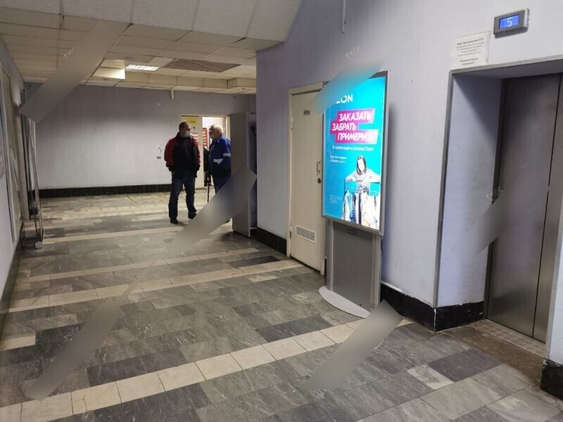 Фотография рекламного носителя, тип: Видеоэкран, адрес: Бизнес-центр «Охта», Ворошилова ул., д.2, Санкт-Петербург, Россия. Сторона/вариант №657348