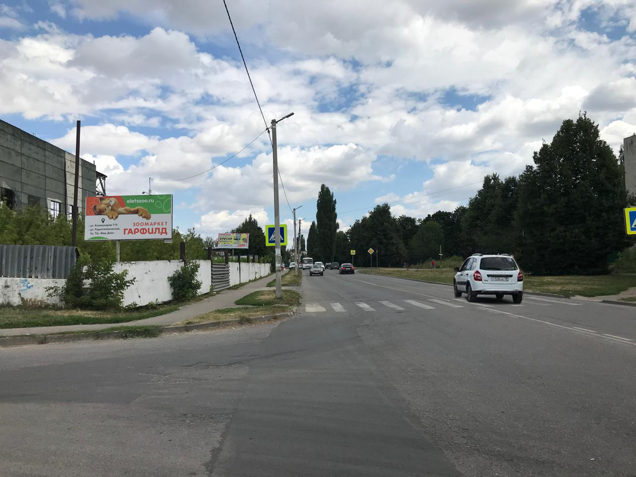 Фотография рекламного носителя, тип: Билборд 3x6, адрес: Радиотехническая ул., д.1а, поз.1, Елец, Липецкая область, Россия. Сторона Б1-Б10 №705579