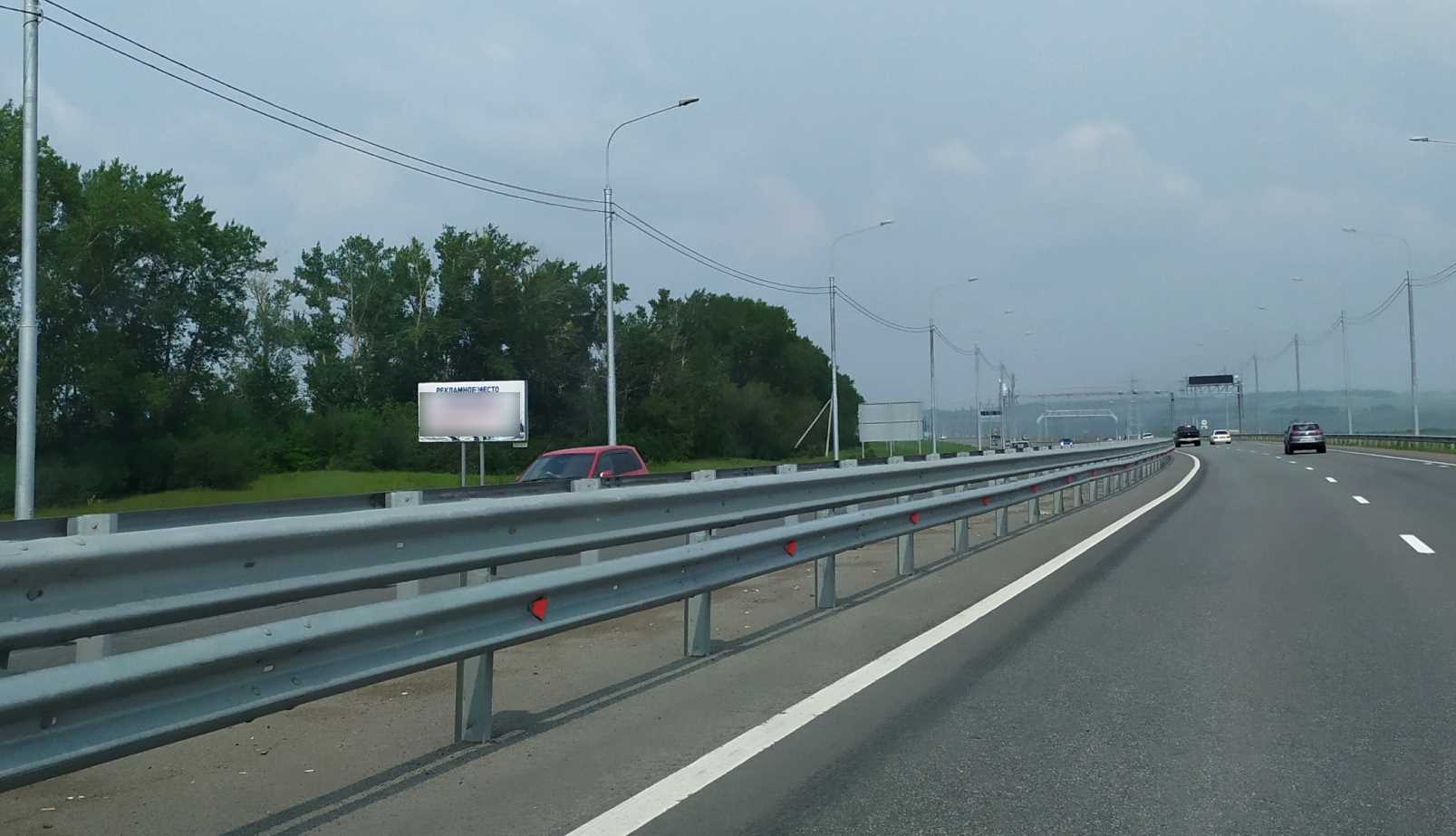 Фотография рекламного носителя, тип: Билборд 3x6, адрес: М-53 а/д., 800 200м, Красноярский край, Россия. Сторона Б №1361787