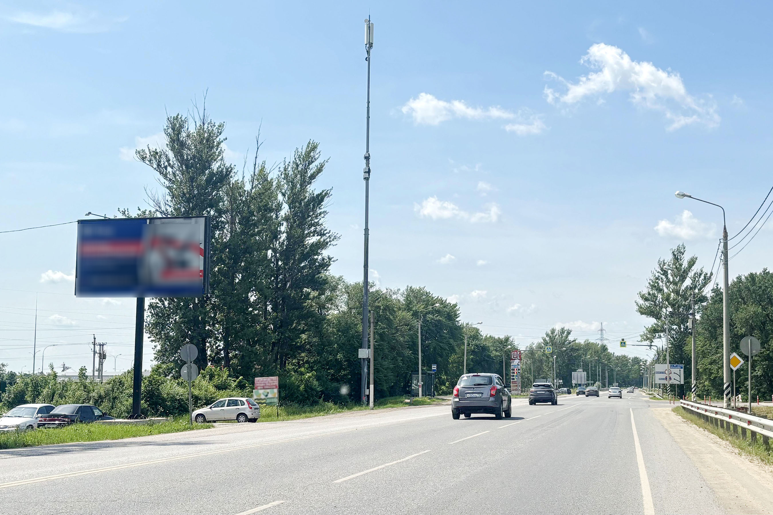 Фотография рекламного носителя, тип: Билборд 3x6, адрес: Иваньковское ш., д.7, Кашира, Московская область, Россия. Сторона Б1 №873798