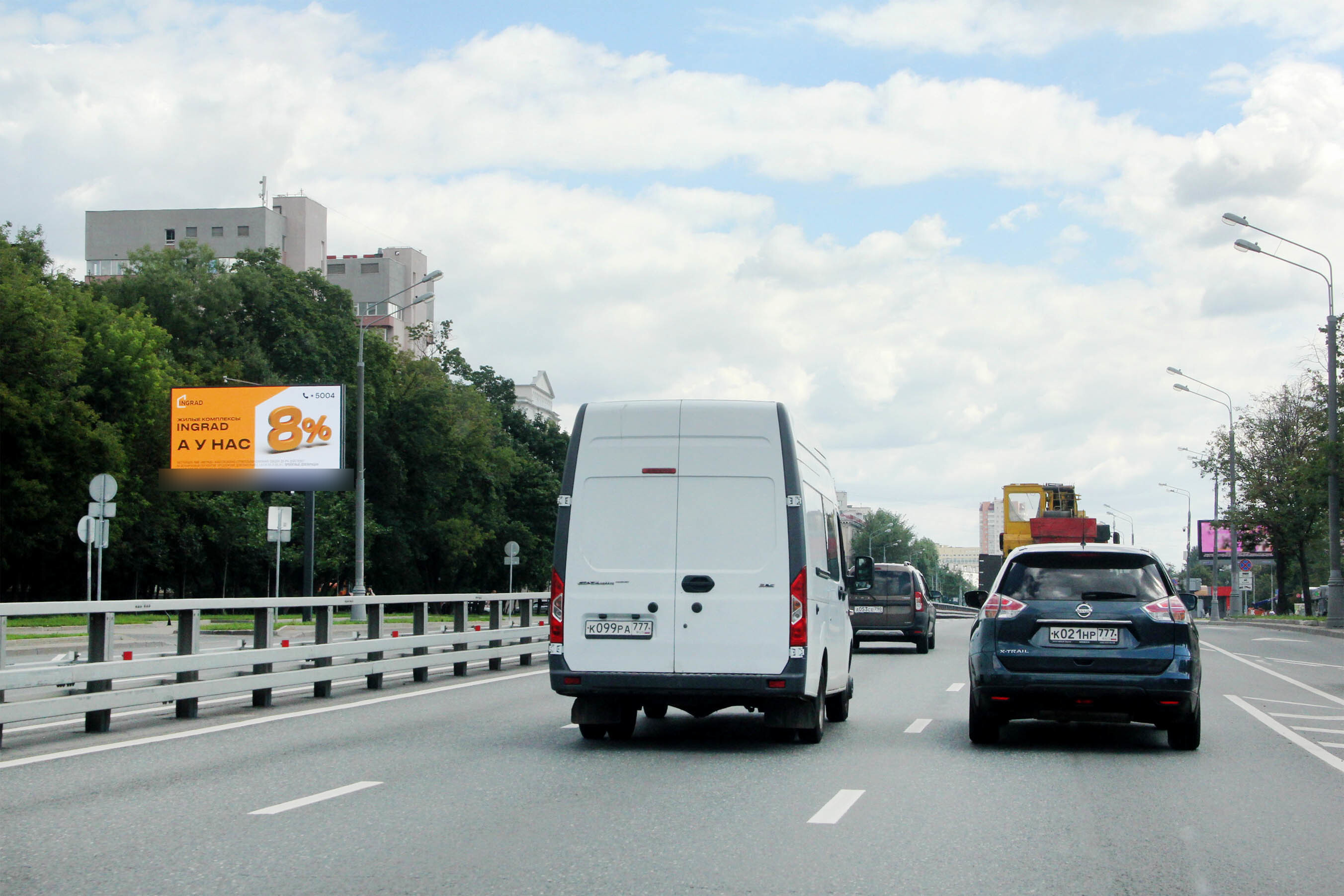 Фотография рекламного носителя, тип: Билборд 3x6, адрес: Рязанский пр-т., д.73, Москва, Россия. Сторона Б1 №1329441