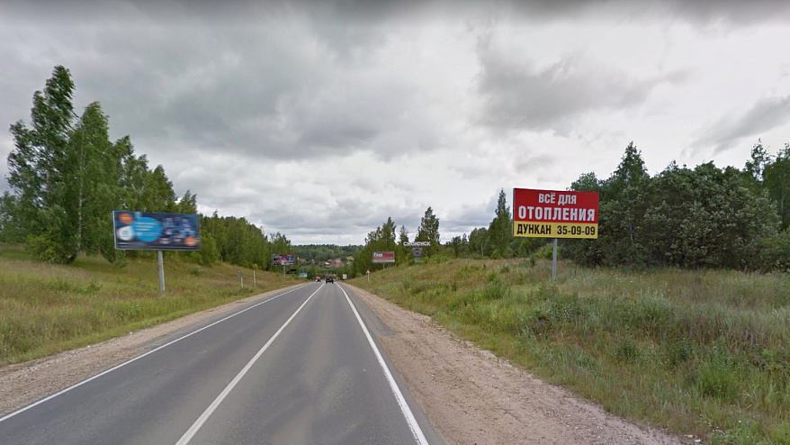 Фотография рекламного носителя, тип: Билборд 3x6, адрес: Краснинское ш., 8 700м, Смоленск, Смоленская область, Россия. Сторона А №749206