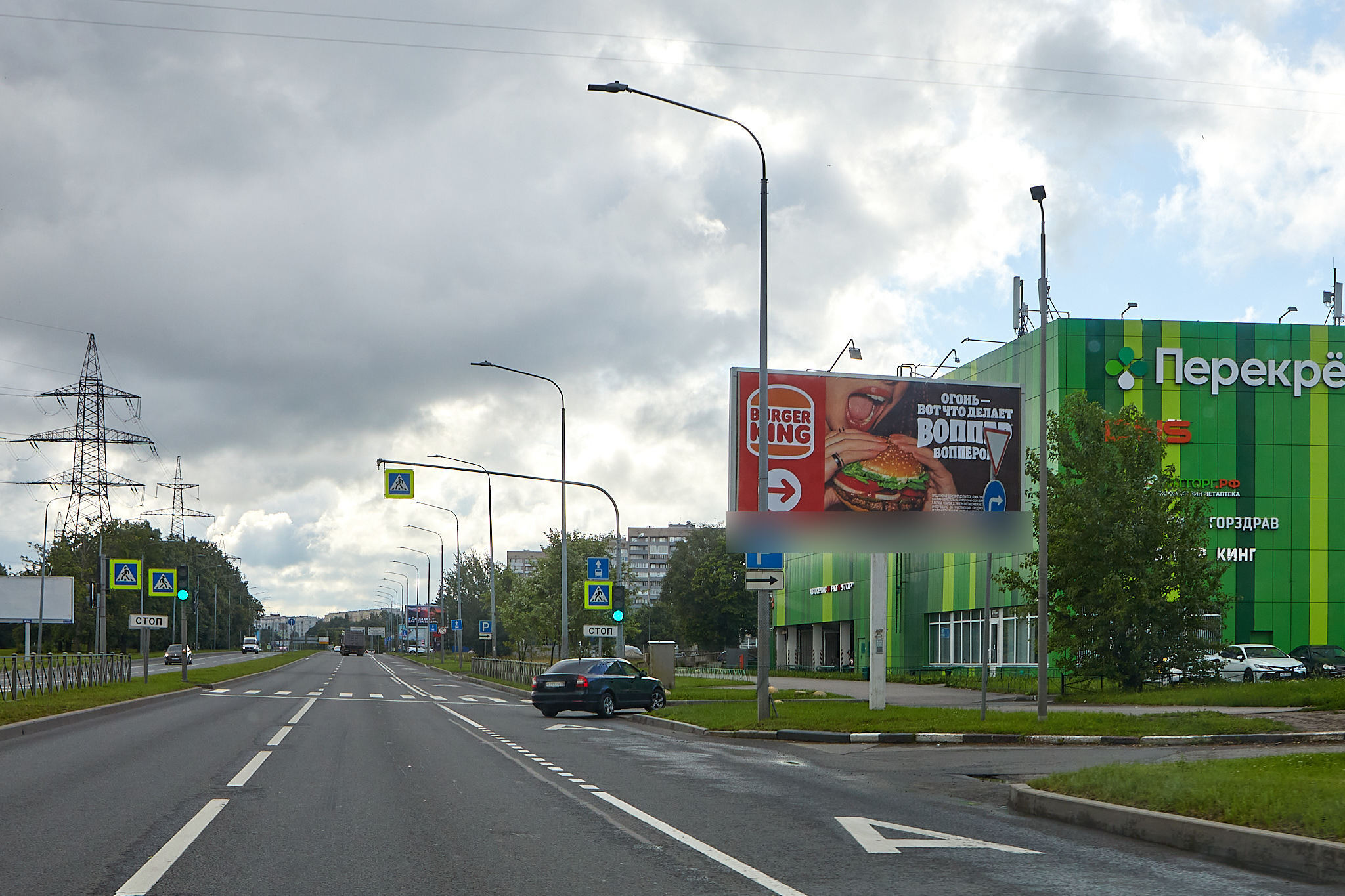 Фотография рекламного носителя, тип: Билборд 3x6, адрес: Маршала Блюхера пр-т., д.41, поз.2, Санкт-Петербург, Россия. Сторона А1 №719353