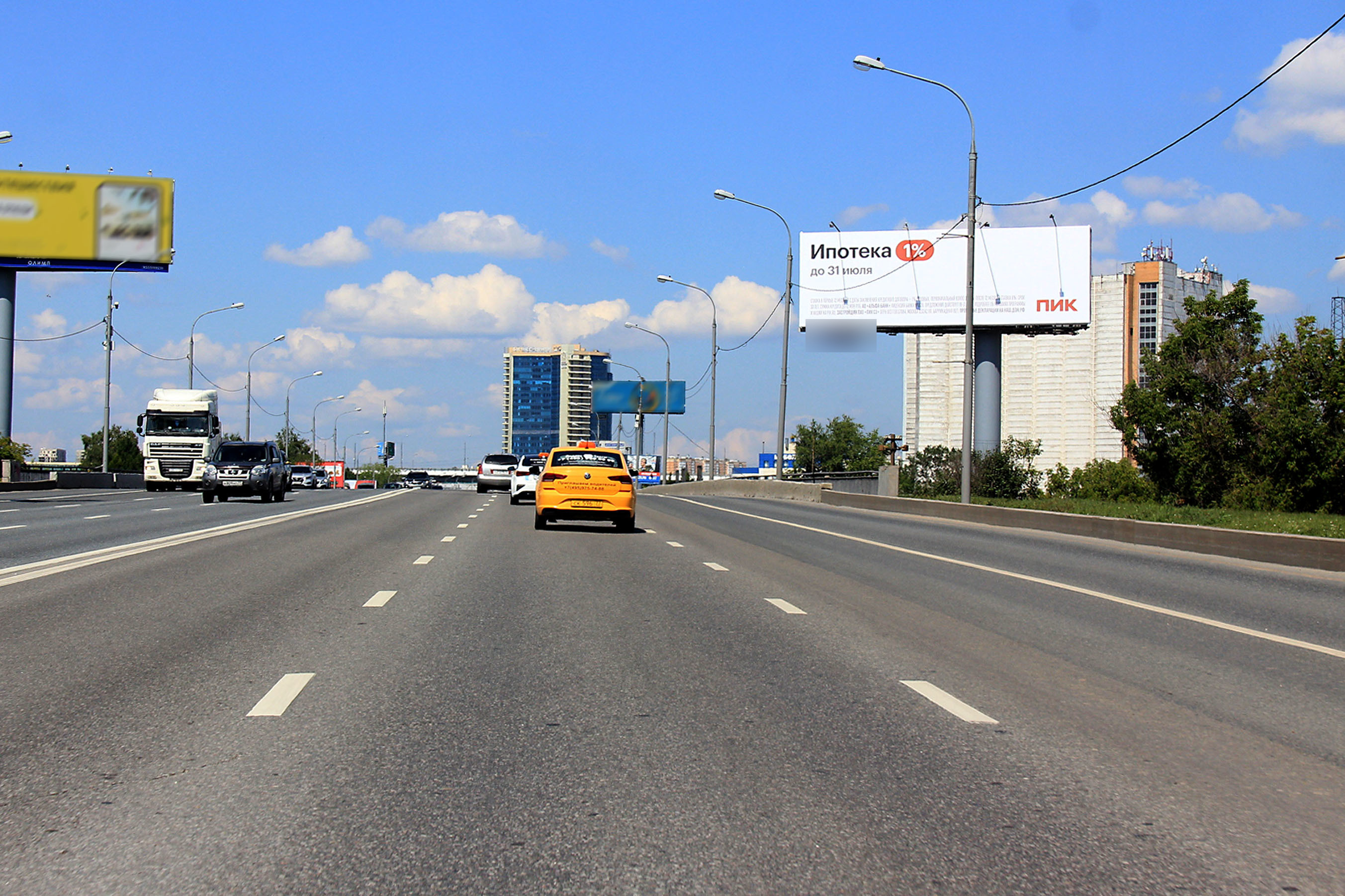 Фотография рекламного носителя, тип: Суперсайт 5x15, адрес: Дмитровское ш., д.114 Х Лианозовский пр-зд., Москва, Россия. Сторона А №150957