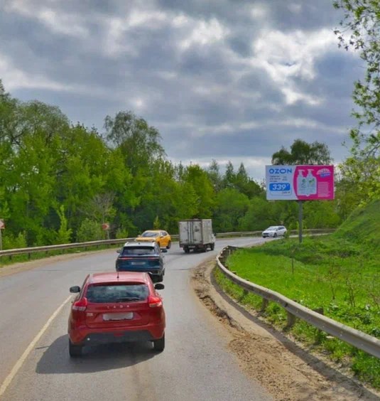 Фотография рекламного носителя, тип: Билборд 3x6, адрес: Володарское ш., 250м от указателя, Московская область, Россия. Сторона A №641848