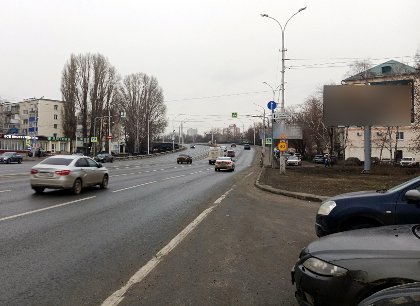 Фотография рекламного носителя, тип: Нестандартный суперсайт, адрес: Дзержинского ул., д.3, Пенза, Пензенская область, Россия. Сторона A1-А10 №1397450