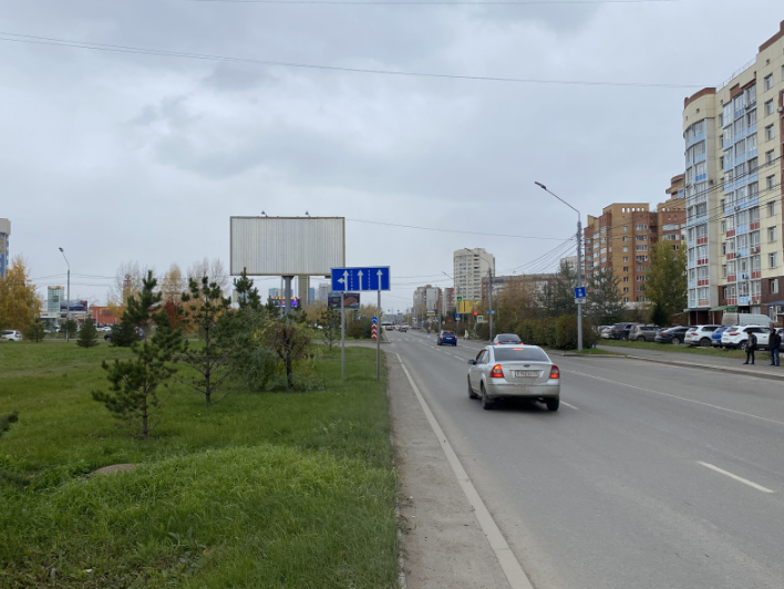 Фотография рекламного носителя, тип: Билборд 3x6, адрес: Авиаторов ул., д.42, поз.3, Красноярск, Красноярский край, Россия. Сторона A1-А3 №984283