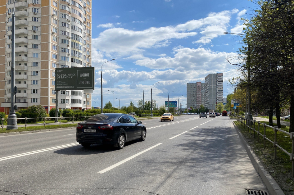 Фотография рекламного носителя, тип: Билборд 3x6, адрес: Атласова ул., д.9-11, Московский, Московская область, Россия. Сторона Б №813181