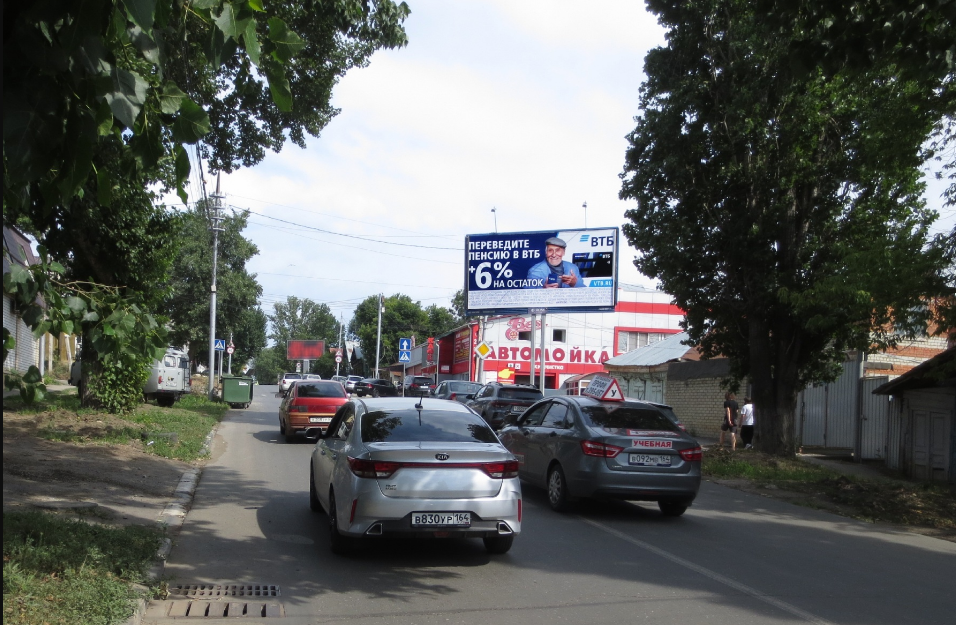 Фотография рекламного носителя, тип: Билборд 3x6, адрес: Большая Горная ул. Х Комсомольская ул., поз.1, Саратов, Саратовская область, Россия. Сторона А №156799