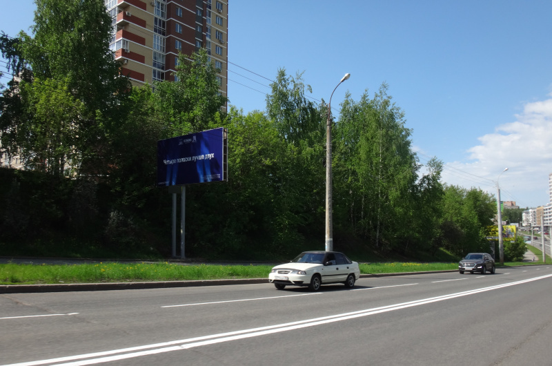 Фотография рекламного носителя, тип: Билборд 3x6, адрес: 50 лет ВЛКСМ ул., лог, поз.3, Ижевск, Республика Удмуртия, Россия. Сторона B №670233