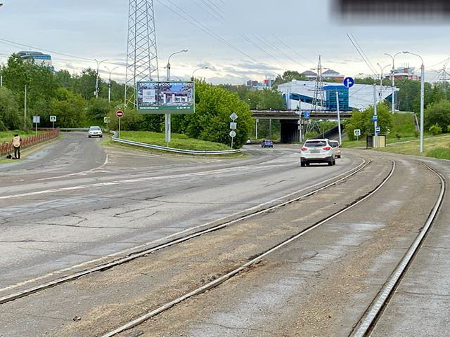Фотография рекламного носителя, тип: Билборд 3x6, адрес: Депутатская ул. Х Ширямова ул., Иркутск, Иркутская область, Россия. Сторона B №196810
