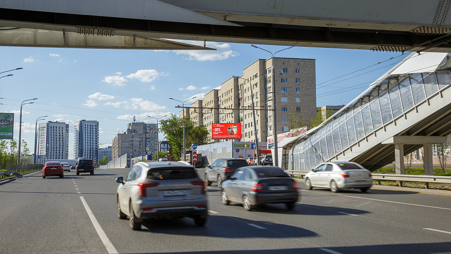 Фотография рекламного носителя, тип: Билборд 3x6, адрес: Фрунзе ул., д.13, Казань, Республика Татарстан, Россия. Сторона A1-А10 №232304