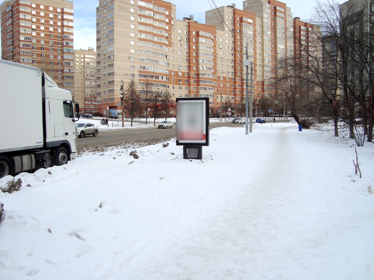Фотография рекламного носителя, тип: Ситиформат 1.8x1.2, адрес: 40-летия Победы ул. Х Чичерина ул., д.1, Челябинск, Челябинская область, Россия. Сторона А №1332469