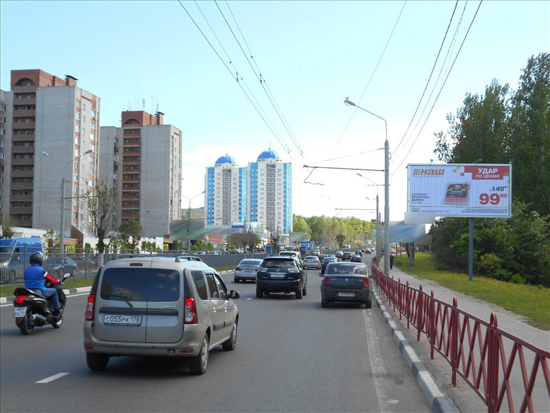 Фотография рекламного носителя, тип: Билборд 3x6, адрес: Московский пр-т., д.153, Ярославль, Ярославская область, Россия. Сторона A1-А3 №207087