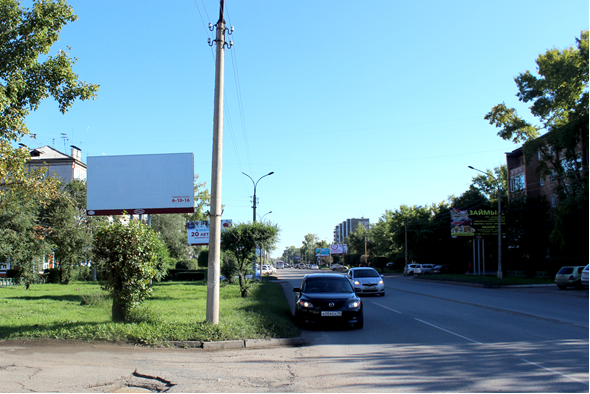Фотография рекламного носителя, тип: Билборд 3x6, адрес: Космонавтов пр-т., д.22, Черногорск, Республика Хакасия, Россия. Сторона Б №480373