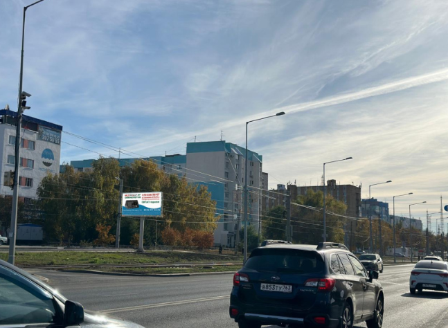 Фотография рекламного носителя, тип: Нестандартный билборд, адрес: Ново-Садовая ул., д.325б Х Ново-Вокзальная ул., Самара, Самарская область, Россия. Сторона Б №1334270