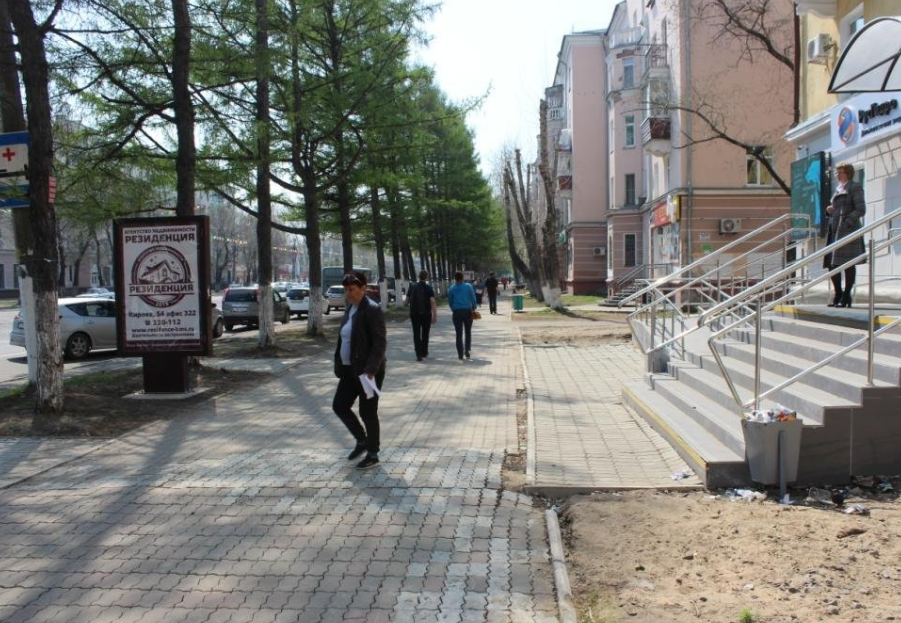 Фотография рекламного носителя, тип: Ситиформат 1.8x1.2, адрес: Мира пр-т., д.31, поз.2, Комсомольск-на-Амуре, Хабаровский край, Россия. Сторона А №1370576