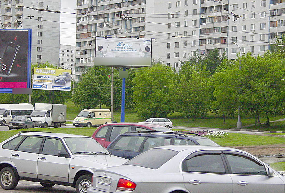 Фотография рекламного носителя, тип: Билборд 3x6, адрес: Маршала Катукова ул. Х Таллинская ул., Москва, Россия. Сторона B №261684