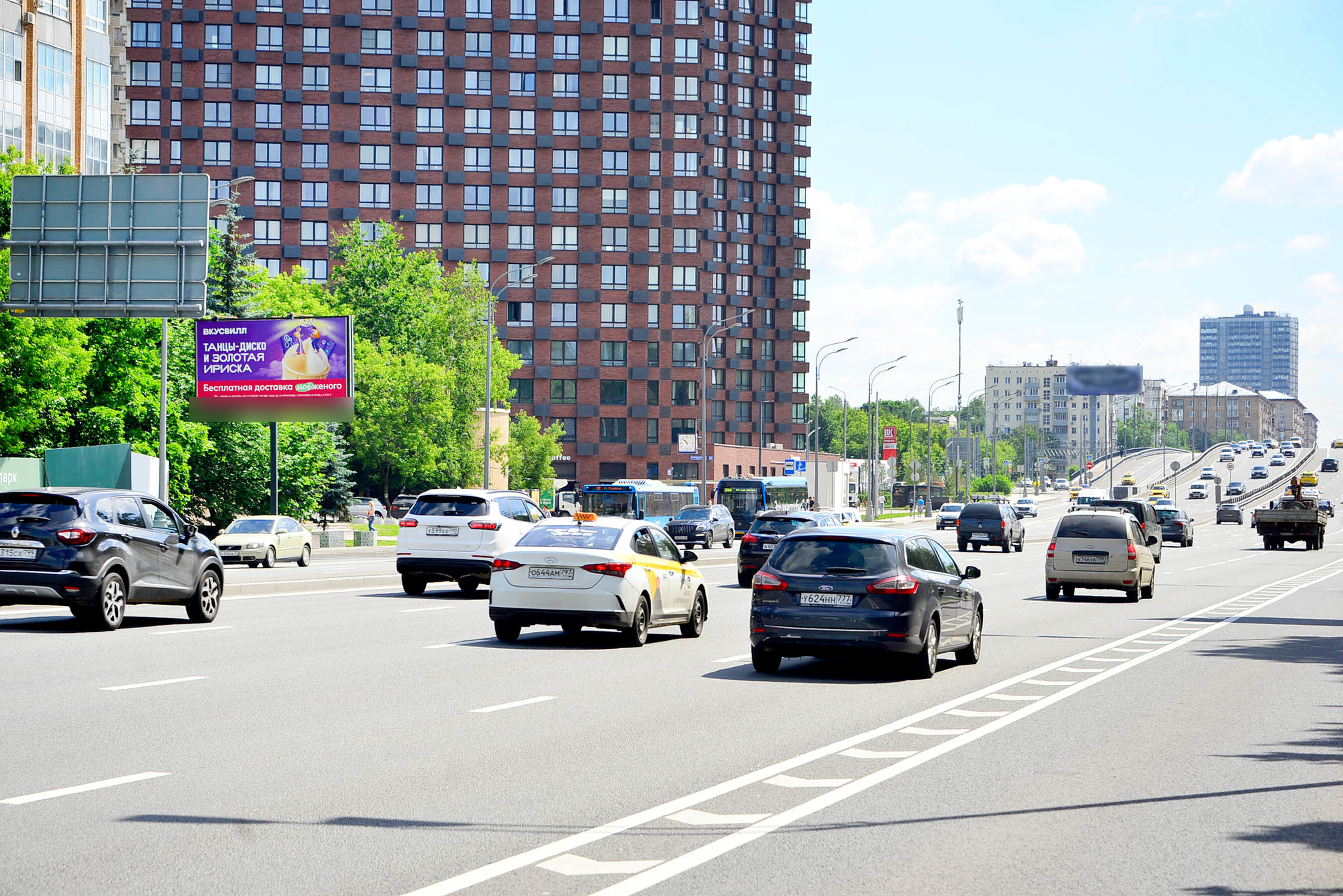 Фотография рекламного носителя, тип: Билборд 3x6, адрес: Волоколамское ш., д.26, Москва, Россия. Сторона Б №324101