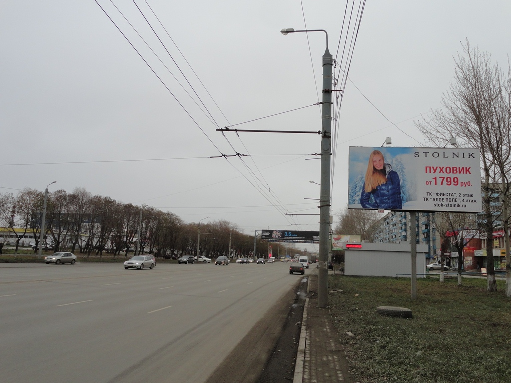 Фотография рекламного носителя, тип: Билборд 3x6, адрес: Бр. Кашириных ул., д. 107, Челябинск, Челябинская область, Россия. Сторона А №184833
