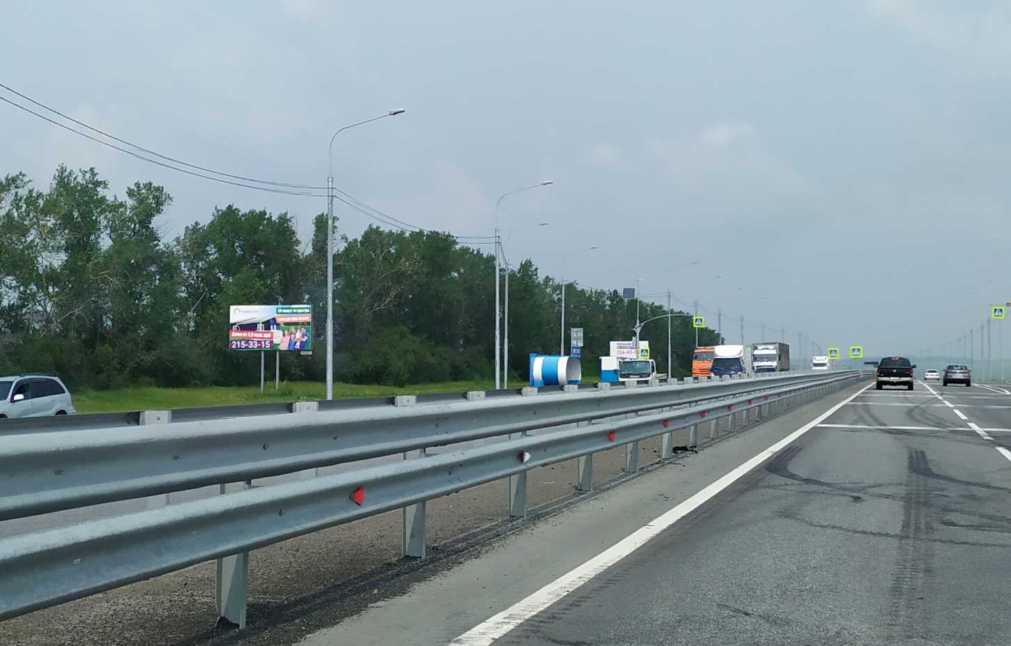 Фотография рекламного носителя, тип: Билборд 3x6, адрес: М-53 а/д., 800 535м, Красноярский край, Россия. Сторона Б №1361789