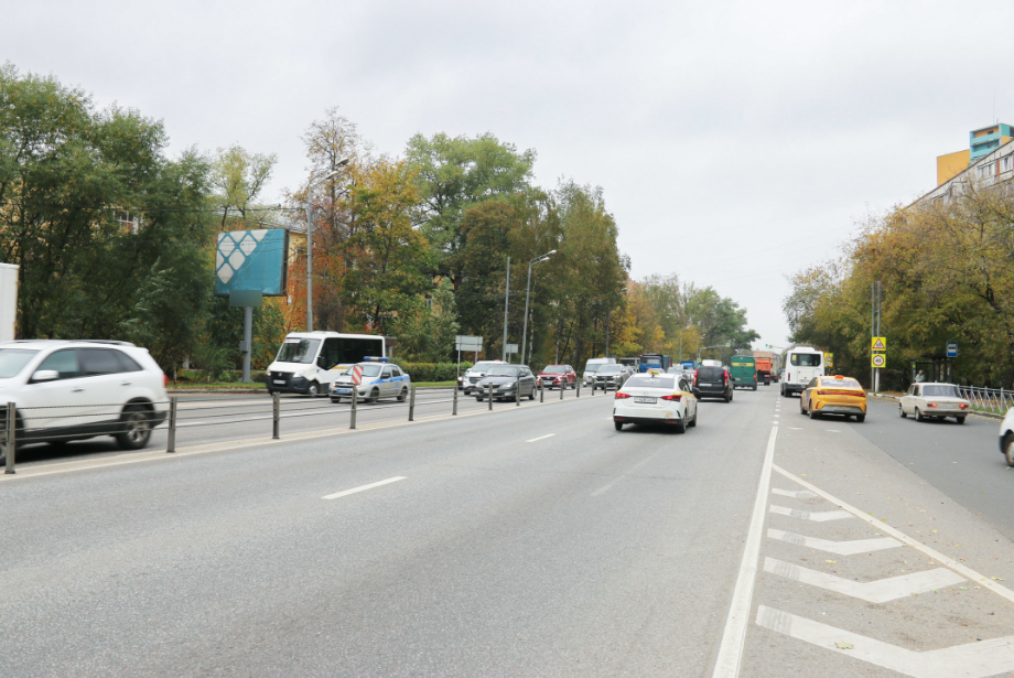Фотография рекламного носителя, тип: Ситиборд 2.7x3.7, адрес: Олимпийский пр-т., д.15 корп.1, Мытищи, Московская область, Россия. Сторона Б №790112
