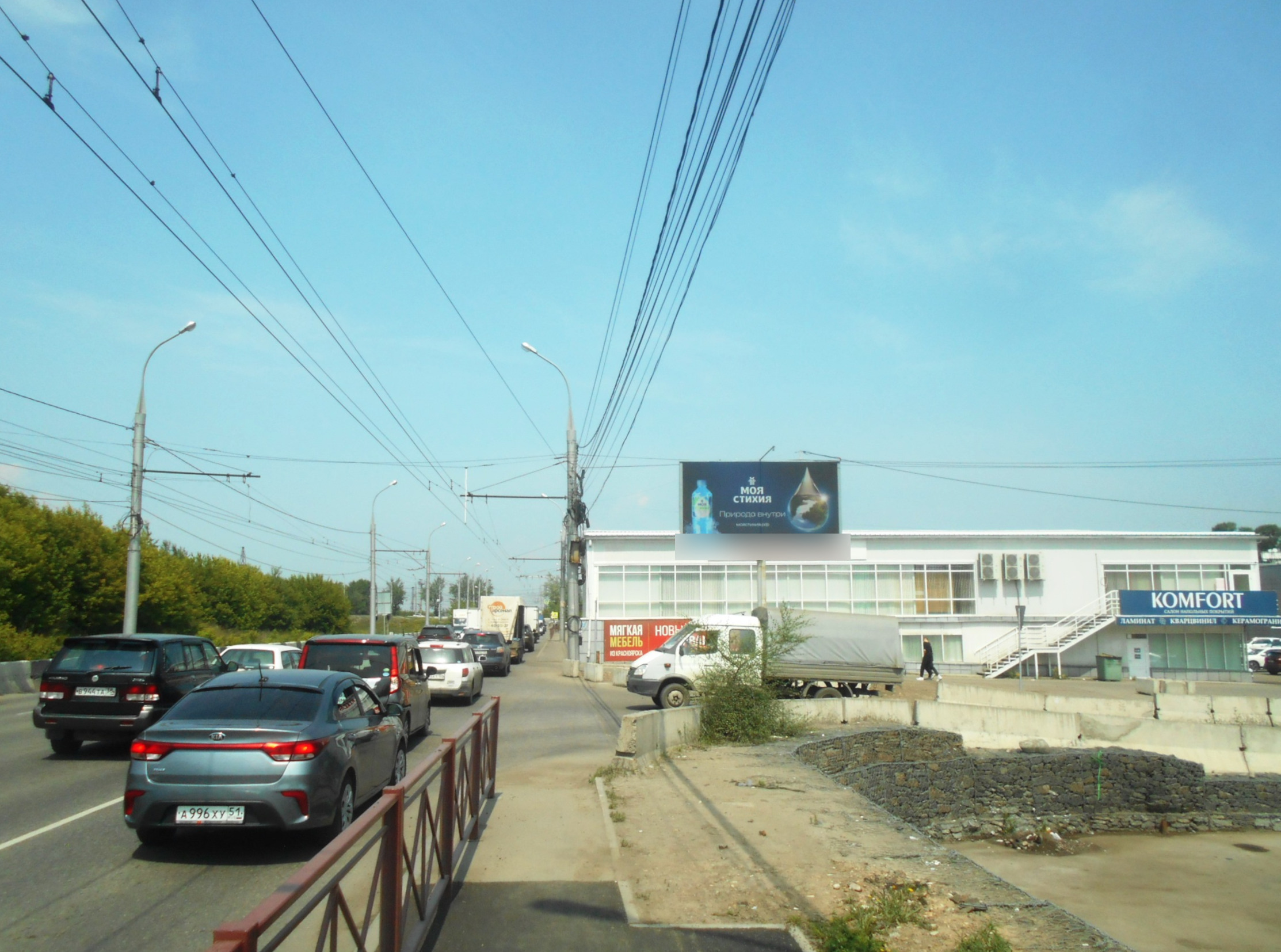 Фотография рекламного носителя, тип: Билборд 3x6, адрес: Сергеева ул., д.3, Иркутск, Иркутская область, Россия. Сторона А1 №1001444