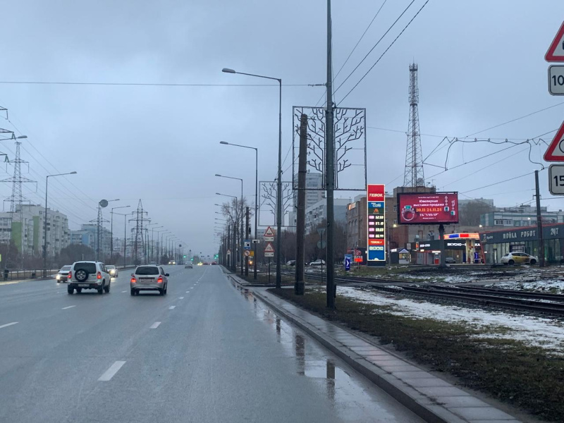 Фотография рекламного носителя, тип: Билборд 3x6, адрес: Ново-Садовая ул., д.325Б Х Ново-Вокзальная ул., Самара, Самарская область, Россия. Сторона А1-А10 №1348972