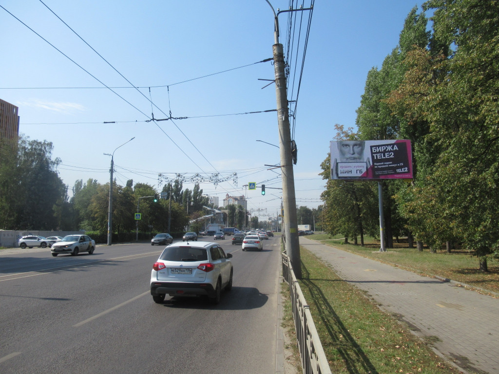 Фотография рекламного носителя, тип: Билборд 3x6, адрес: Ворошилова ул. Х Матросова ул. Х Кривошеина ул., Воронеж, Воронежская область, Россия. Сторона А №111839