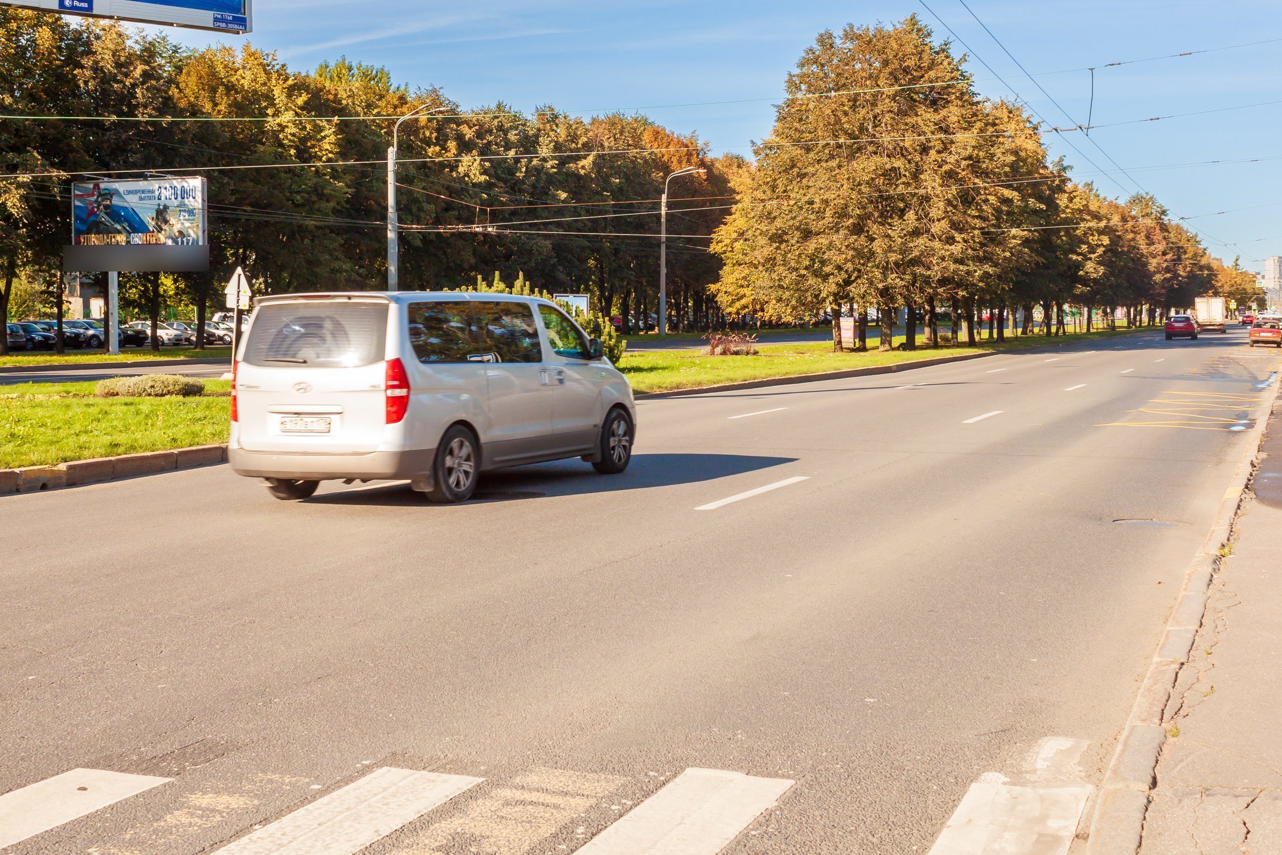 Фотография рекламного носителя, тип: Билборд 3x6, адрес: Наличная ул. Х Морской Славы пл., д.4, Санкт-Петербург, Россия. Сторона Б1 №388784