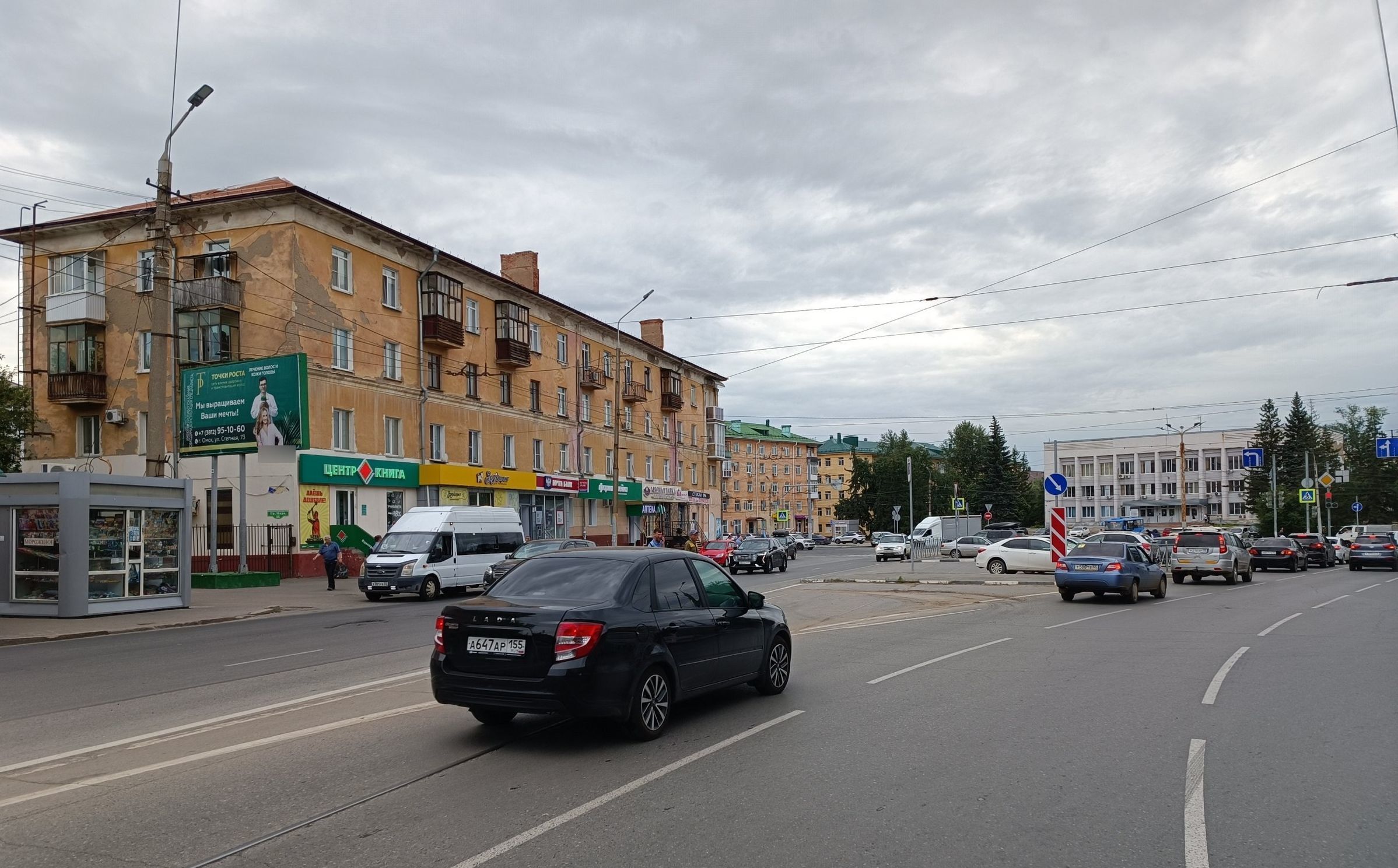 Фотография рекламного носителя, тип: Билборд 3x6, адрес: Мира пр-т. Х Нефтезаводская ул., Омск, Омская область, Россия. Сторона Б №420119