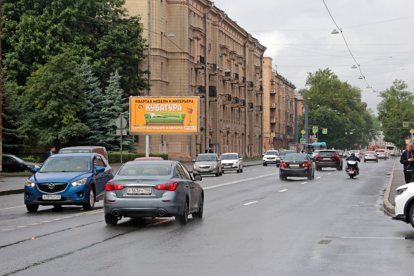 Фотография рекламного носителя, тип: Билборд 3x6, адрес: Большой Сампсониевский пр-т., д.88, Санкт-Петербург, Россия. Сторона Б1 №118399