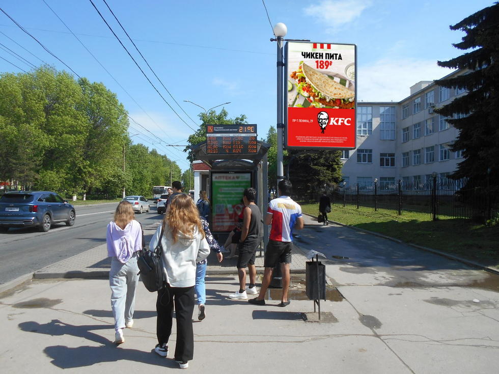 Фотография рекламного носителя, тип: Ситиформат 1.8x1.2, адрес: Строителей пр-т., д.11, Владимир, Владимирская область, Россия. Сторона А №245932