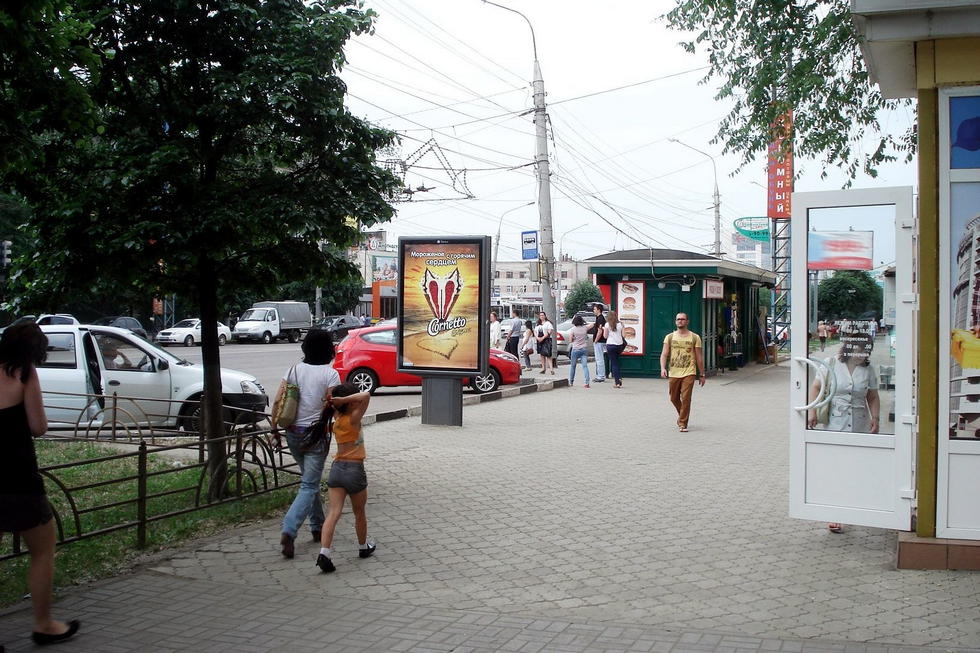 Фотография рекламного носителя, тип: Ситиформат 1.8x1.2, адрес: Московский пр-т., Воронеж, Воронежская область, Россия. Сторона А №158324