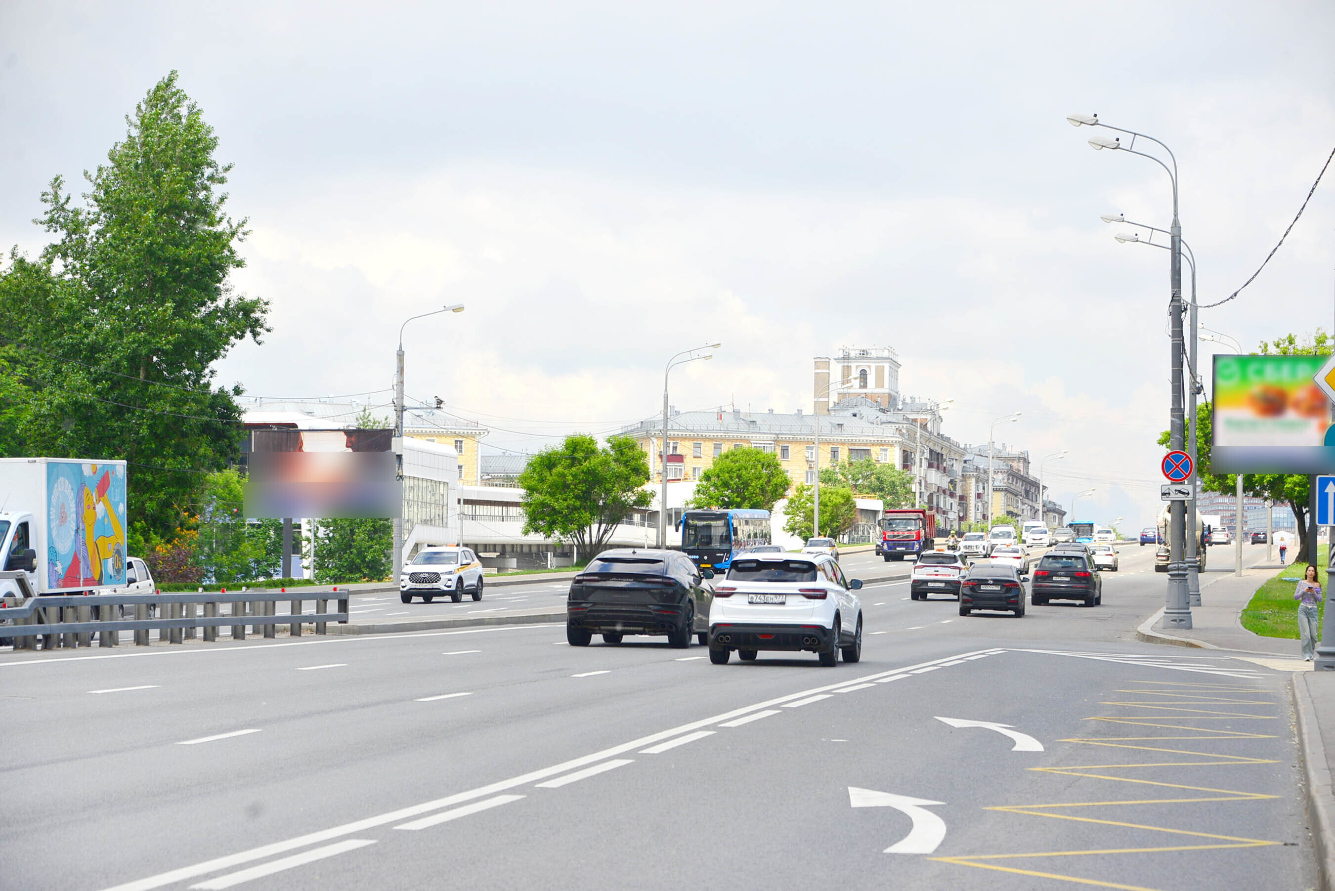 Фотография рекламного носителя, тип: Билборд 3x6, адрес: Народного Ополчения ул. Х Маршала Рыбалко ул., Москва, Россия. Сторона Б №601497