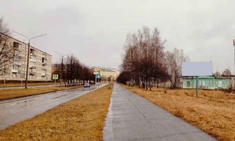 Фотография рекламного носителя, тип: Билборд 3x6, адрес: Победы ул., д.50, Лесной, Свердловская область, Россия. Сторона А №1330141