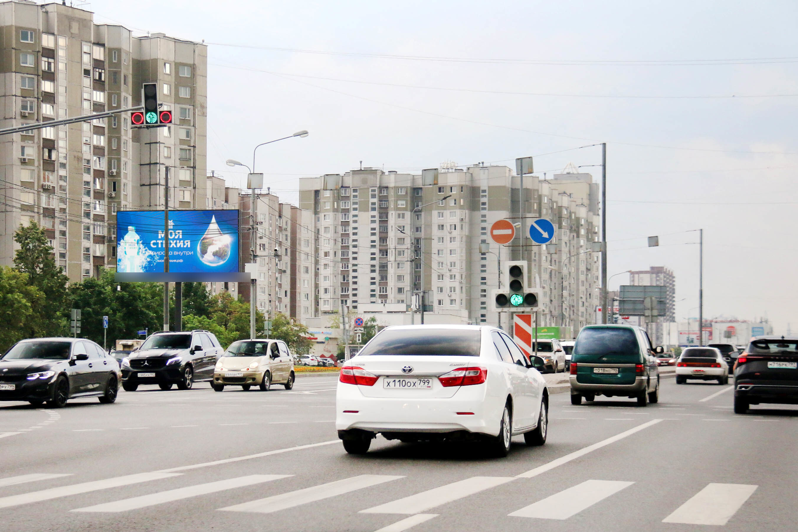 Фотография рекламного носителя, тип: Билборд 3x6, адрес: Люблинская ул., д.157 Х Перерва ул., Москва, Россия. Сторона Б1 №324548