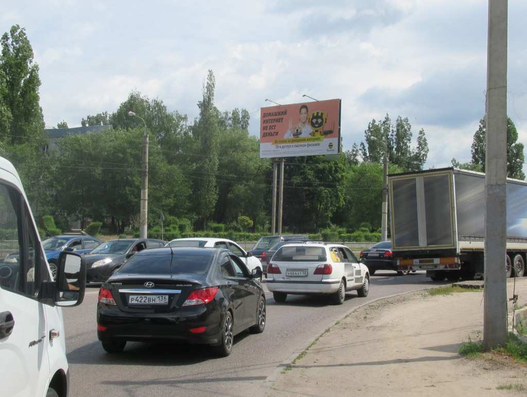 Фотография рекламного носителя, тип: Билборд 3x6, адрес: Матросова ул., Воронеж, Воронежская область, Россия. Сторона Б №208592