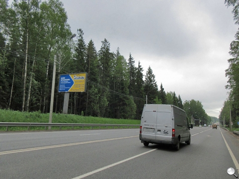 Фотография рекламного носителя, тип: Билборд 3x6, адрес: Выборгское ш., 25 400м, Сертолово, Ленинградская область, Россия. Сторона B №170566
