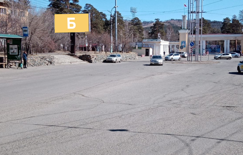 Фотография рекламного носителя, тип: Билборд 3x6, адрес: Новобульварная ул., поз.1, Чита, Забайкальский край, Россия. Сторона Б №1084739