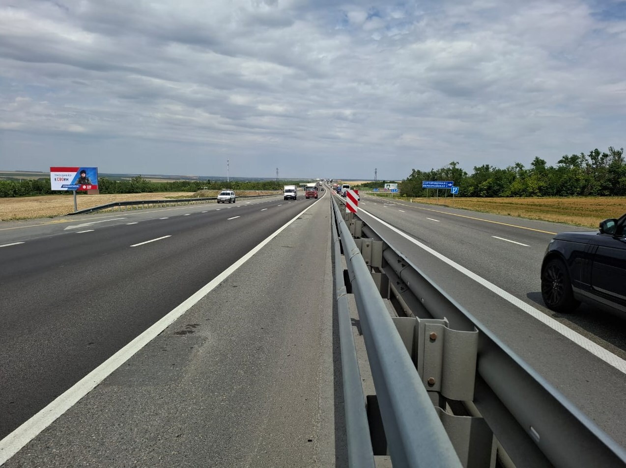 Фотография рекламного носителя, тип: Билборд 3x6, адрес: М-4 «Дон» а/д, 998 800м, Шахты, Ростовская область, Россия. Сторона Б №1337060