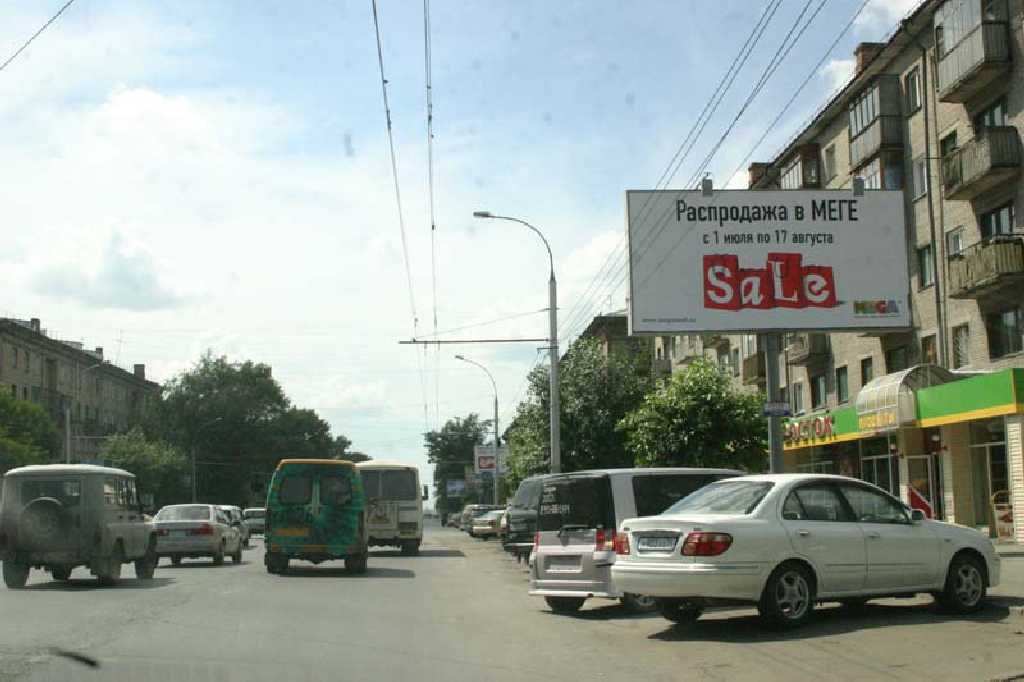 Фотография рекламного носителя, тип: Билборд 3x6, адрес: Титова ул., д.2, Новосибирск, Новосибирская область, Россия. Сторона A №184567