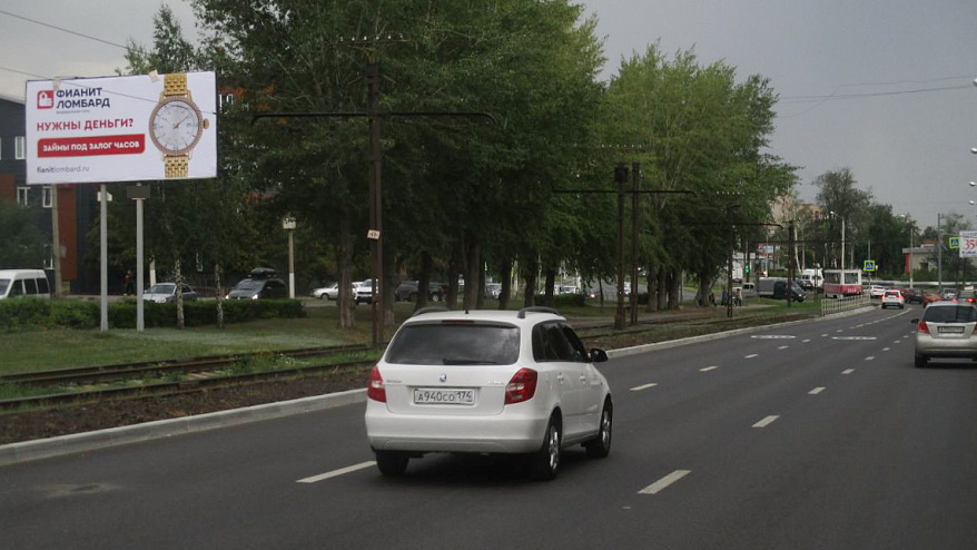 Фотография рекламного носителя, тип: Билборд 3x6, адрес: Советская ул. Х Дружбы ул., Магнитогорск, Челябинская область, Россия. Сторона А2 №200444