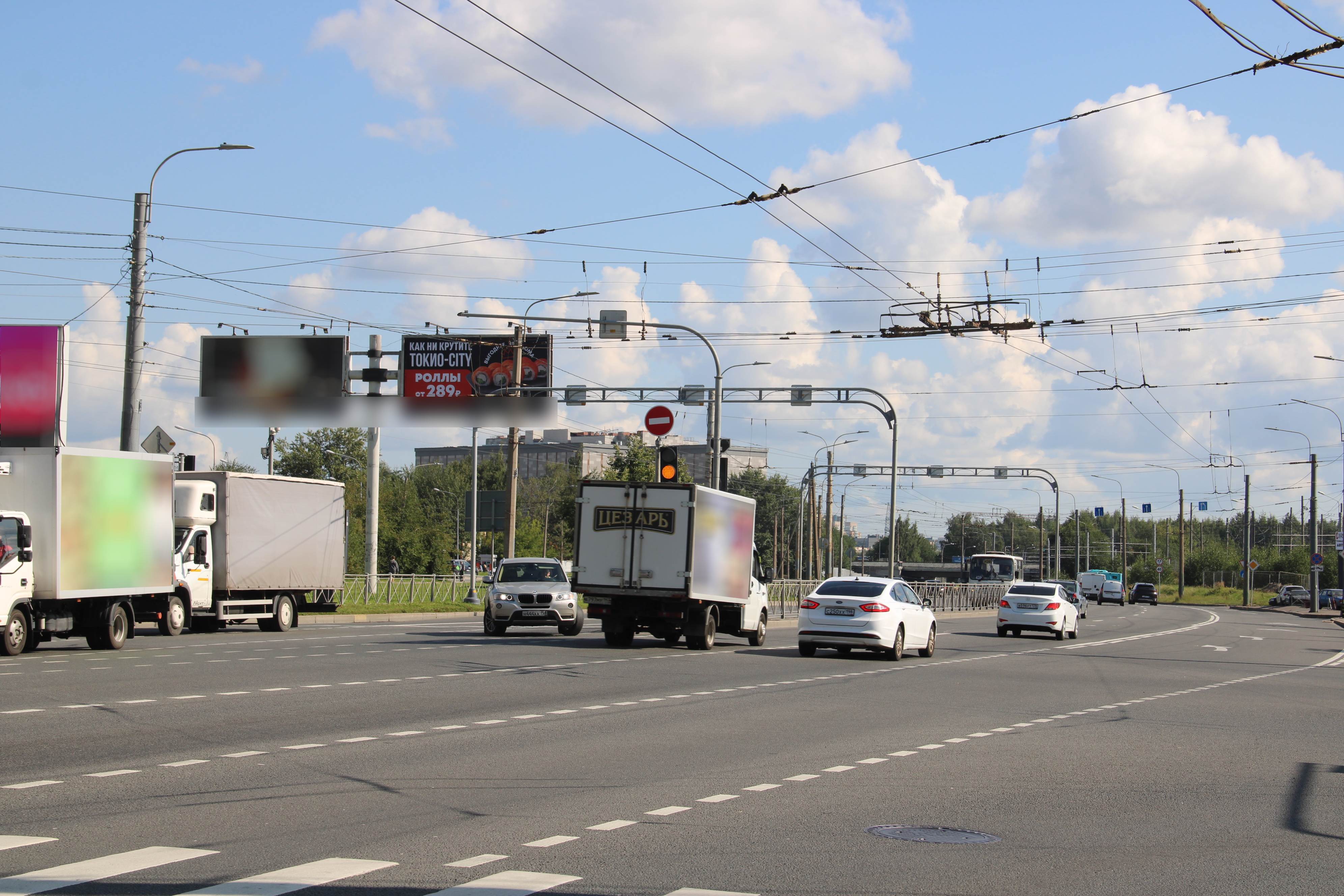 Фотография рекламного носителя, тип: Билборд 3x6, адрес: Заневский пр-т., ст.м."Ладожская", Санкт-Петербург, Россия. Сторона Б2 №543483